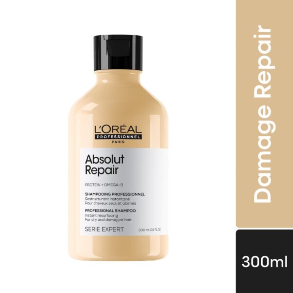 L'Oréal Professionnel Absolut Repair Shampoo for Dry & Damaged Hair - 300ml - Image 2