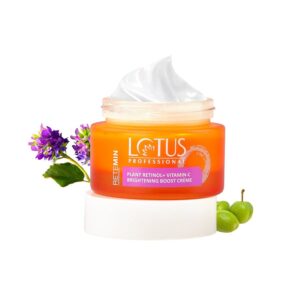 Lotus Professional Retemin Plant Retinol & Natural Vitamin C Brightening Boost Cream   50gm