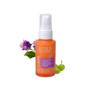 Lotus Professional Retemin Plant Retinol & Natural Vitamin C Brightening Super Booster Serum |30ml